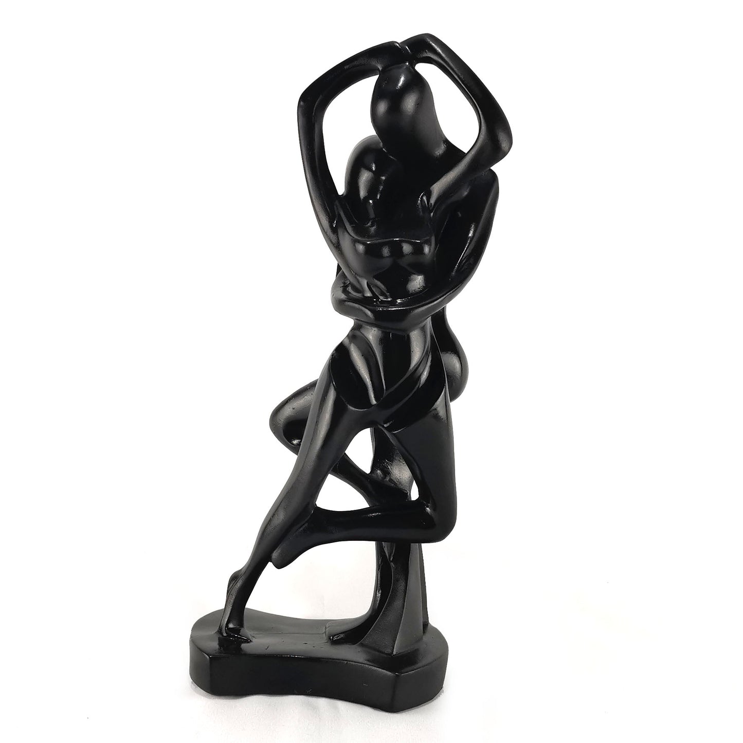 Couple painted resin sculpture / Escultura de Pareja en resina pintada
