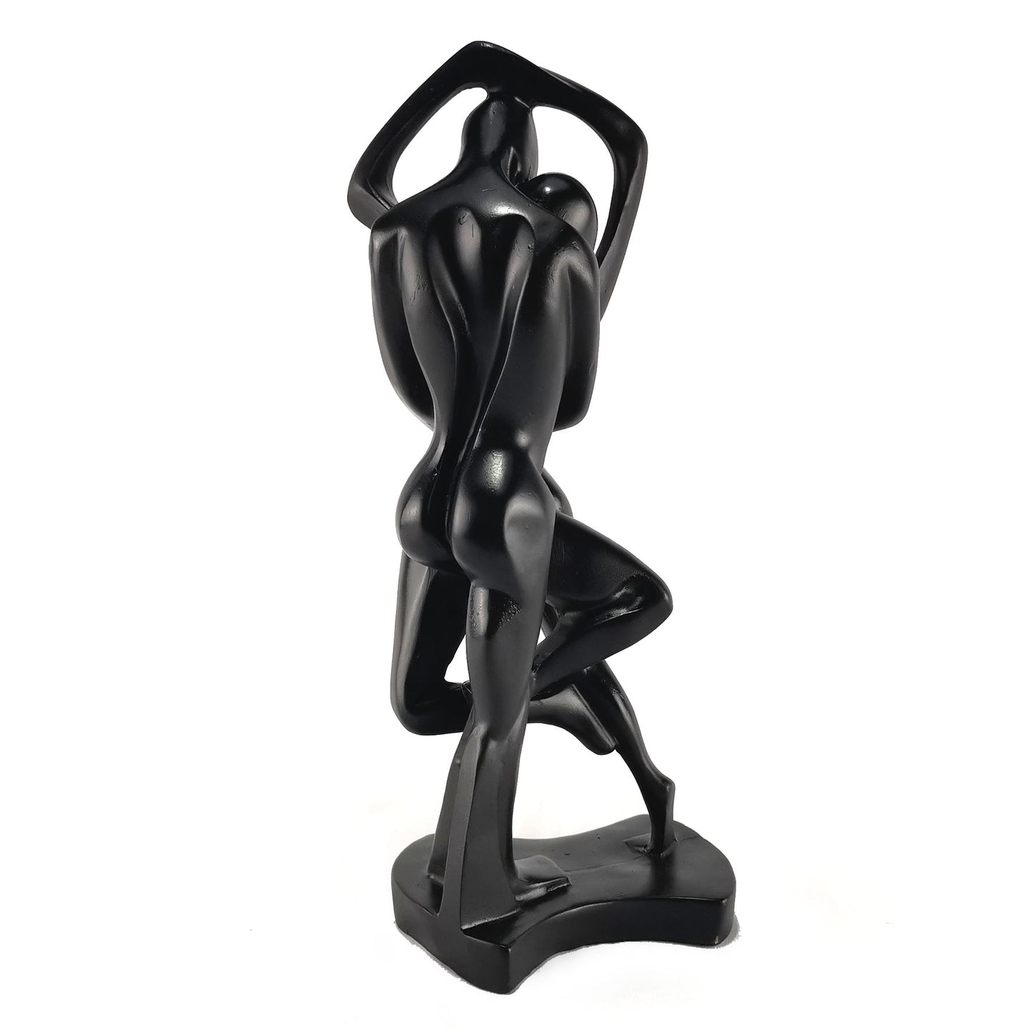 Couple painted resin sculpture / Escultura de Pareja en resina pintada