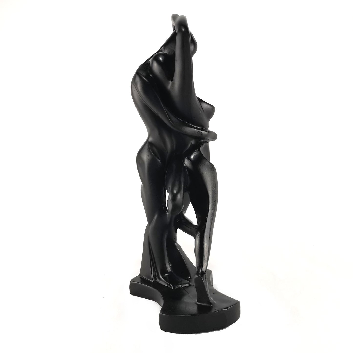 Couple painted resin sculpture / Escultura de Pareja en resina pintada