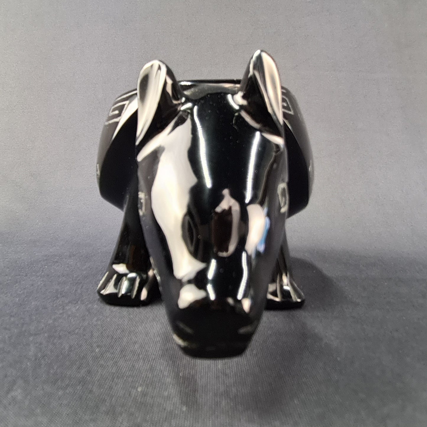 Obsidian Handmade Armadillo Artesanal de Obsidiana