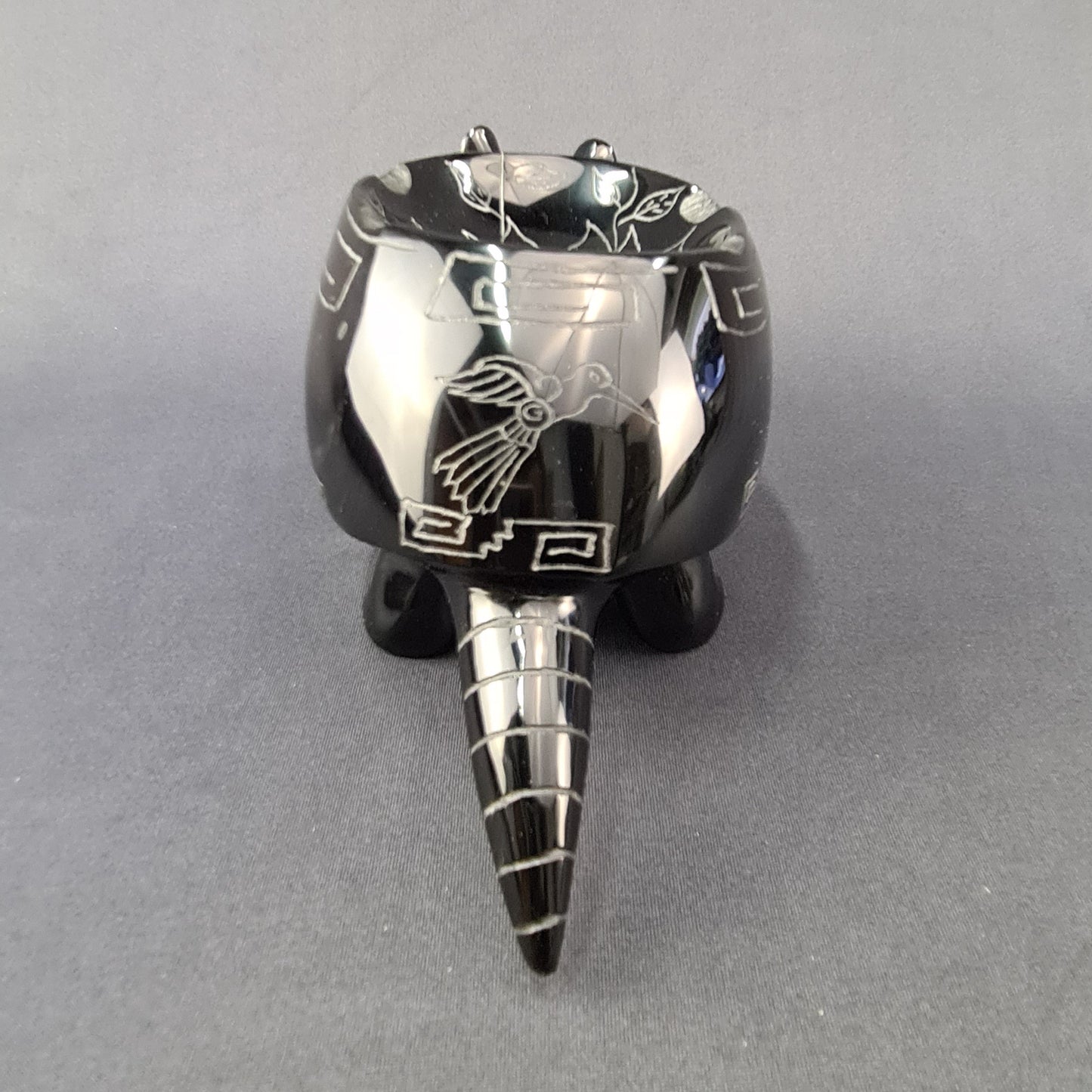 Obsidian Handmade Armadillo Artesanal de Obsidiana