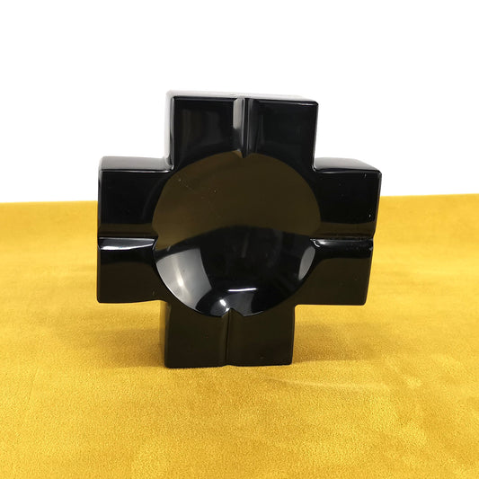 Obsidian handmade Ashtray Cenicero de Obsidiana Artesanal