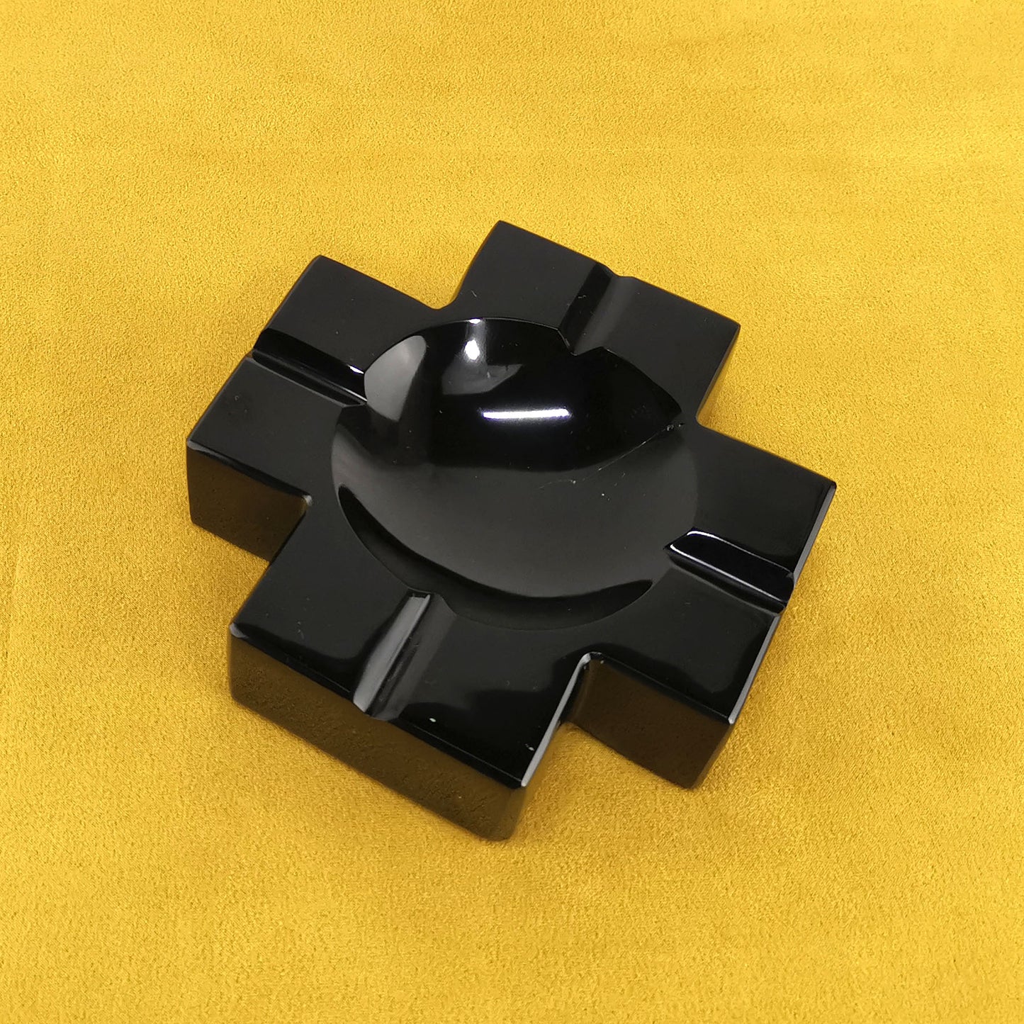 Obsidian handmade Ashtray Cenicero de Obsidiana Artesanal