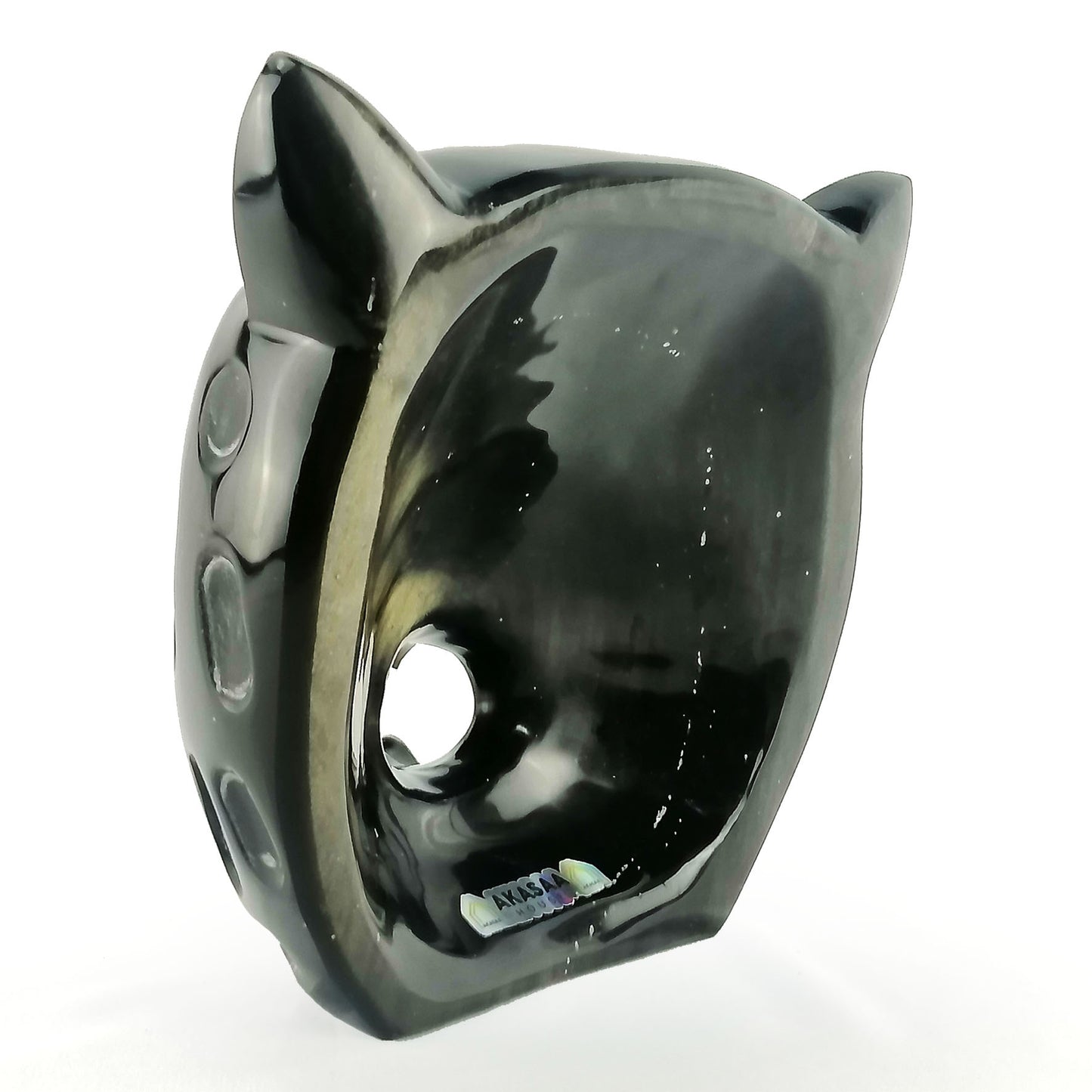 Obsidian handmade Jaguar Jaguar artesanal de obsidiana