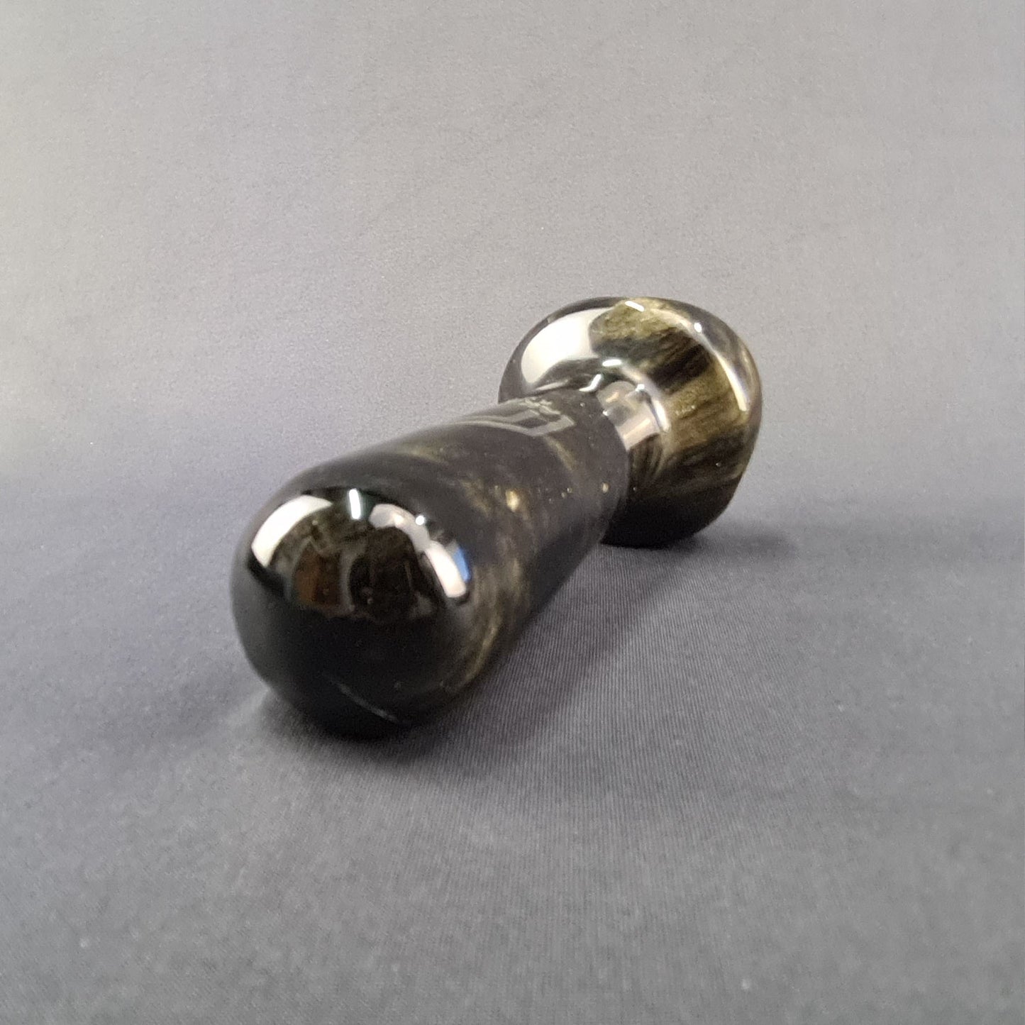 Obsidian handmade large Massager / Masajeador artesanal grande de obsidiana