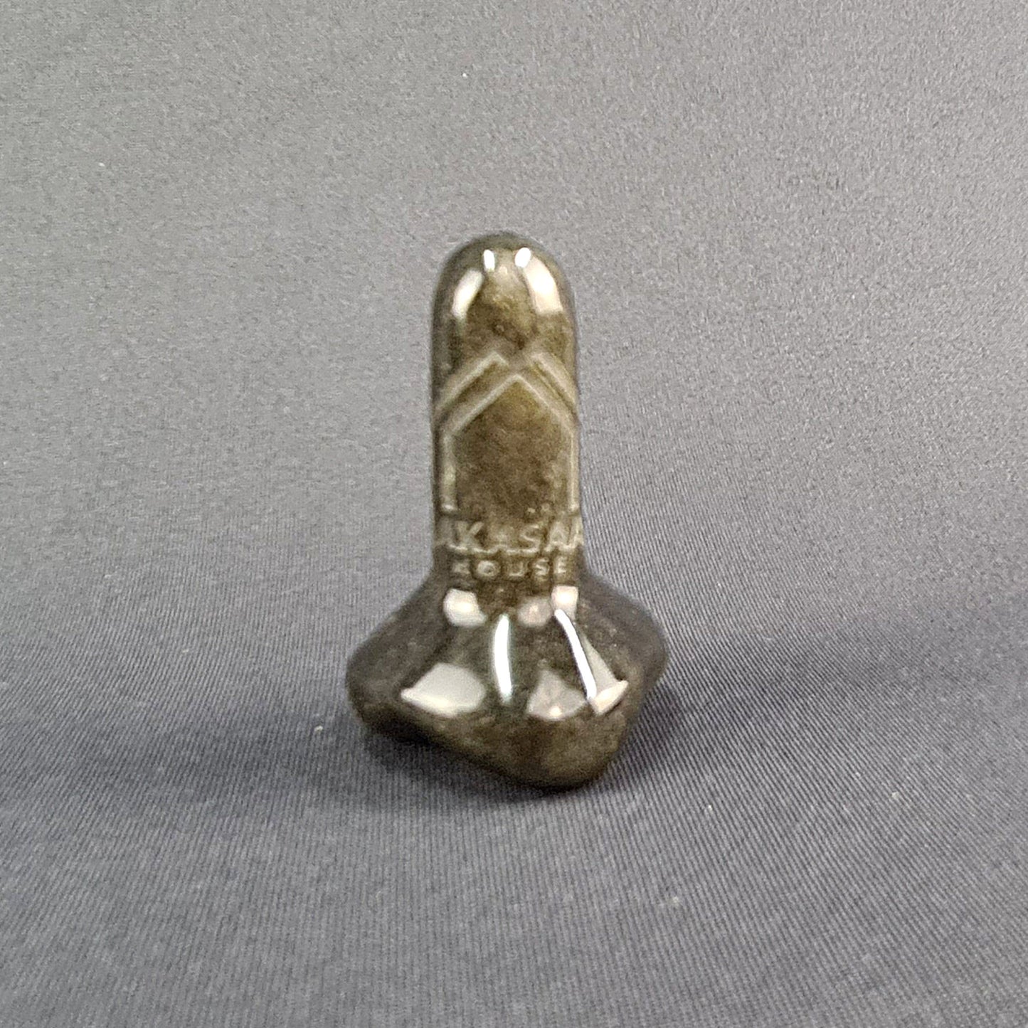Obsidian handmade small Massager / Masajeador artesanal chico de obsidiana