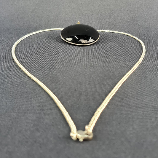 Obsidian handmade necklace / Collar de Obsidiana Artesanal