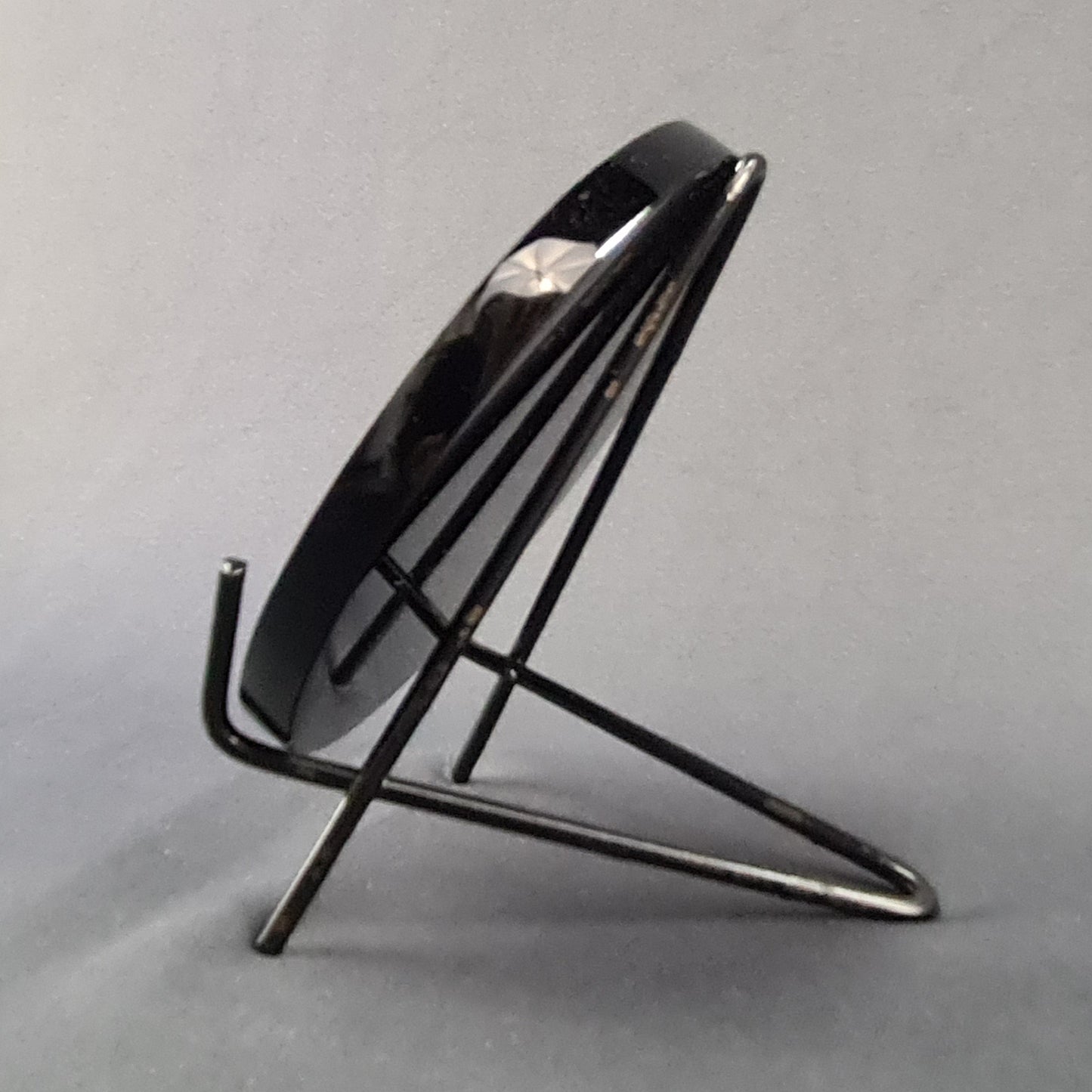 Obsidian handmade large Mirror / Espejo artesanal grande de obsidiana